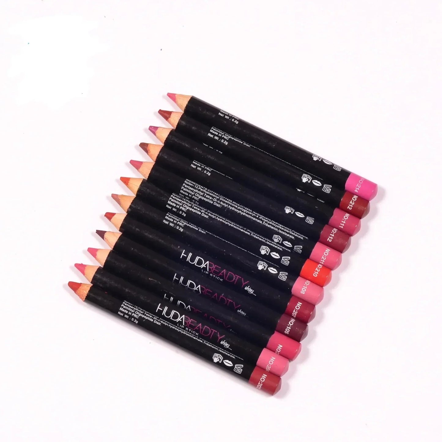 Huda Beauty matte Lip Pencil - 12 Pack