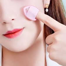 Mini Makeup Finger Cushion Puff. 4pc