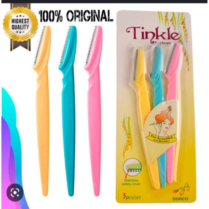 Tinkle 3pc Eyebrow Trimmer Razors