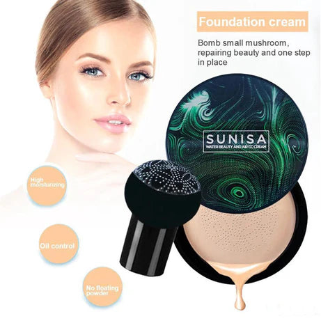 Sunisa Foundation Base Waterproof Mushroom Head Air Moisturizing Liquid Foundation