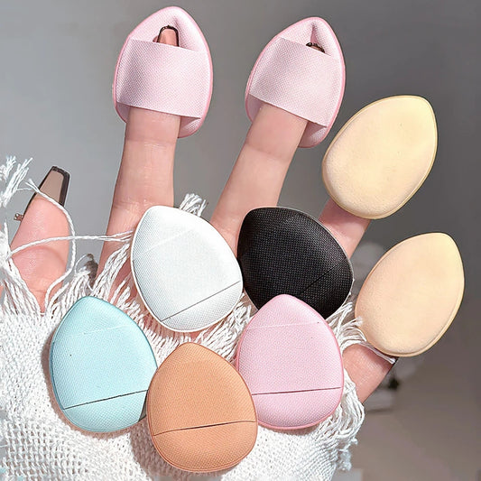 Mini Makeup Finger Cushion Puff. 4pc