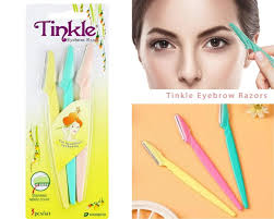 Tinkle 3pc Eyebrow Trimmer Razors